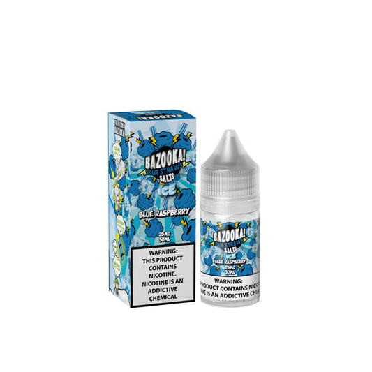 Bazooka Blue Raspberry Ice Sour Straws Salt 30ml E-juice At Best Price In Pakistan